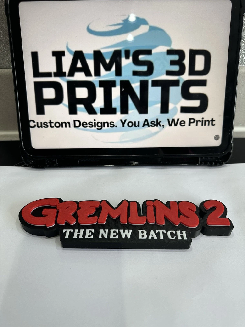 Decorative Gremlins 2 The new batch logo Sign Pop Display Film