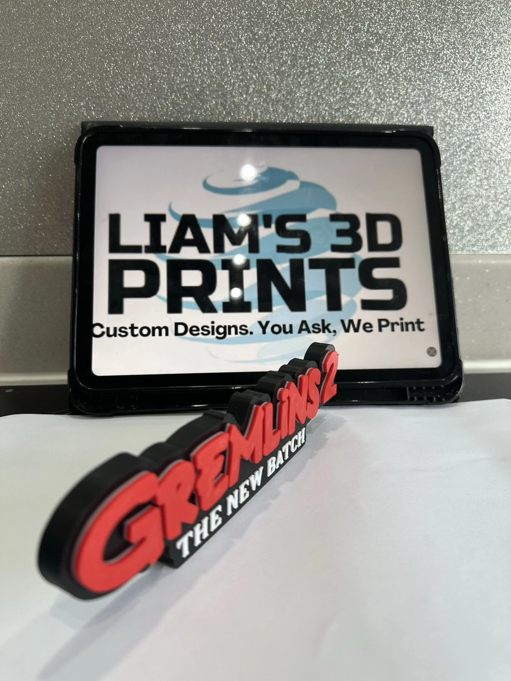 Decorative Gremlins 2 The new batch logo Sign Pop Display Film