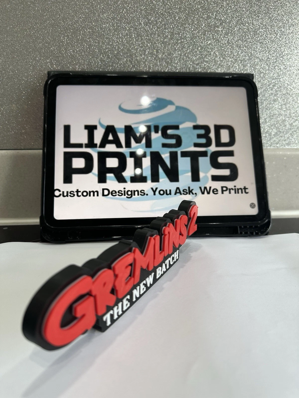 Decorative Gremlins 2 The new batch logo Sign Pop Display Film