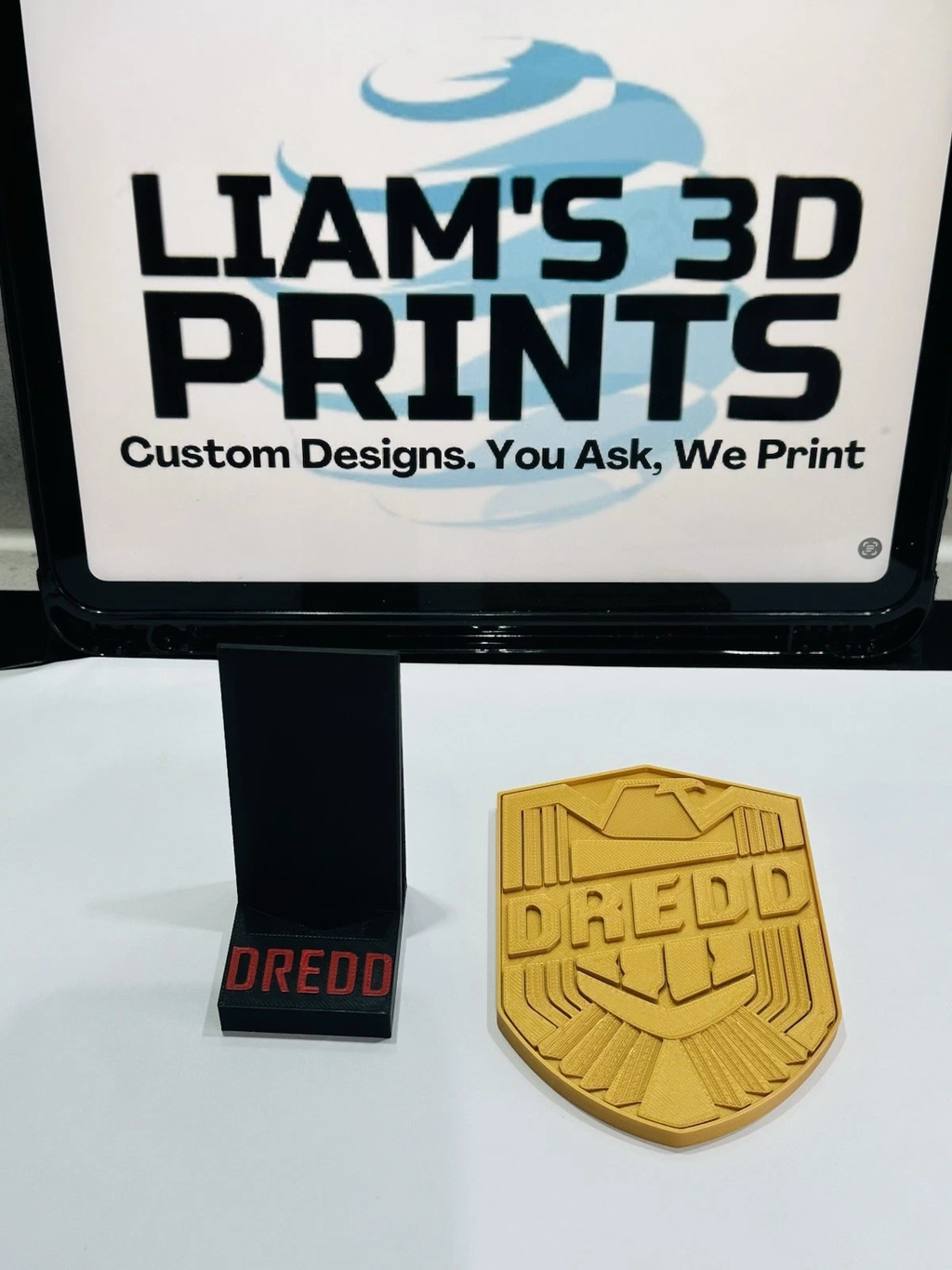 Decorative Judge Dredd Badge With or Without Stand Film Logo Sign Display