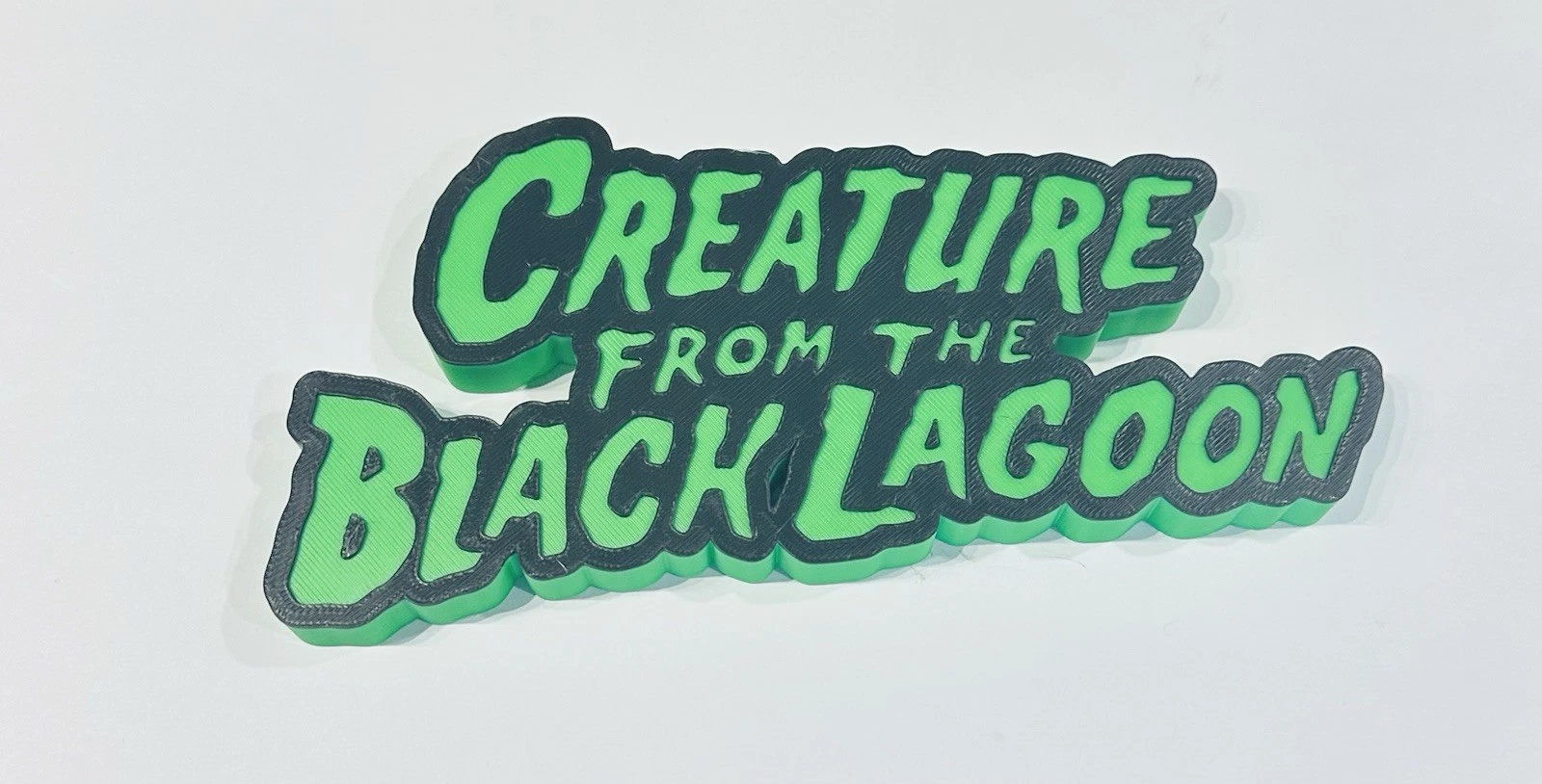 Decorative Creature From The Black Lagoon Film TV logo Sign Display Pops