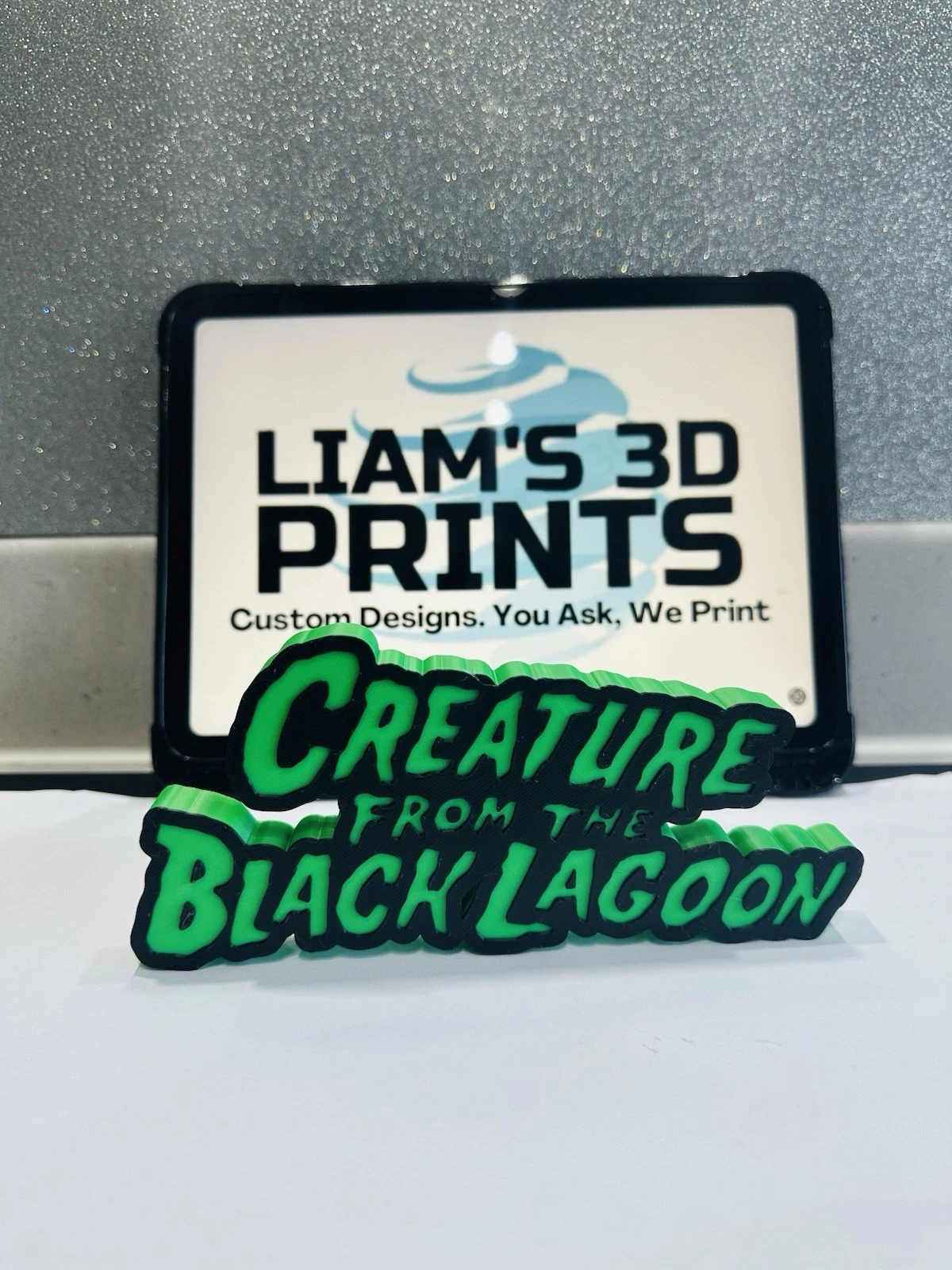Decorative Creature From The Black Lagoon Film TV logo Sign Display Pops