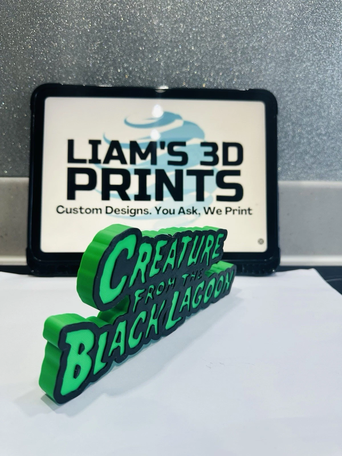 Decorative Creature From The Black Lagoon Film TV logo Sign Display Pops