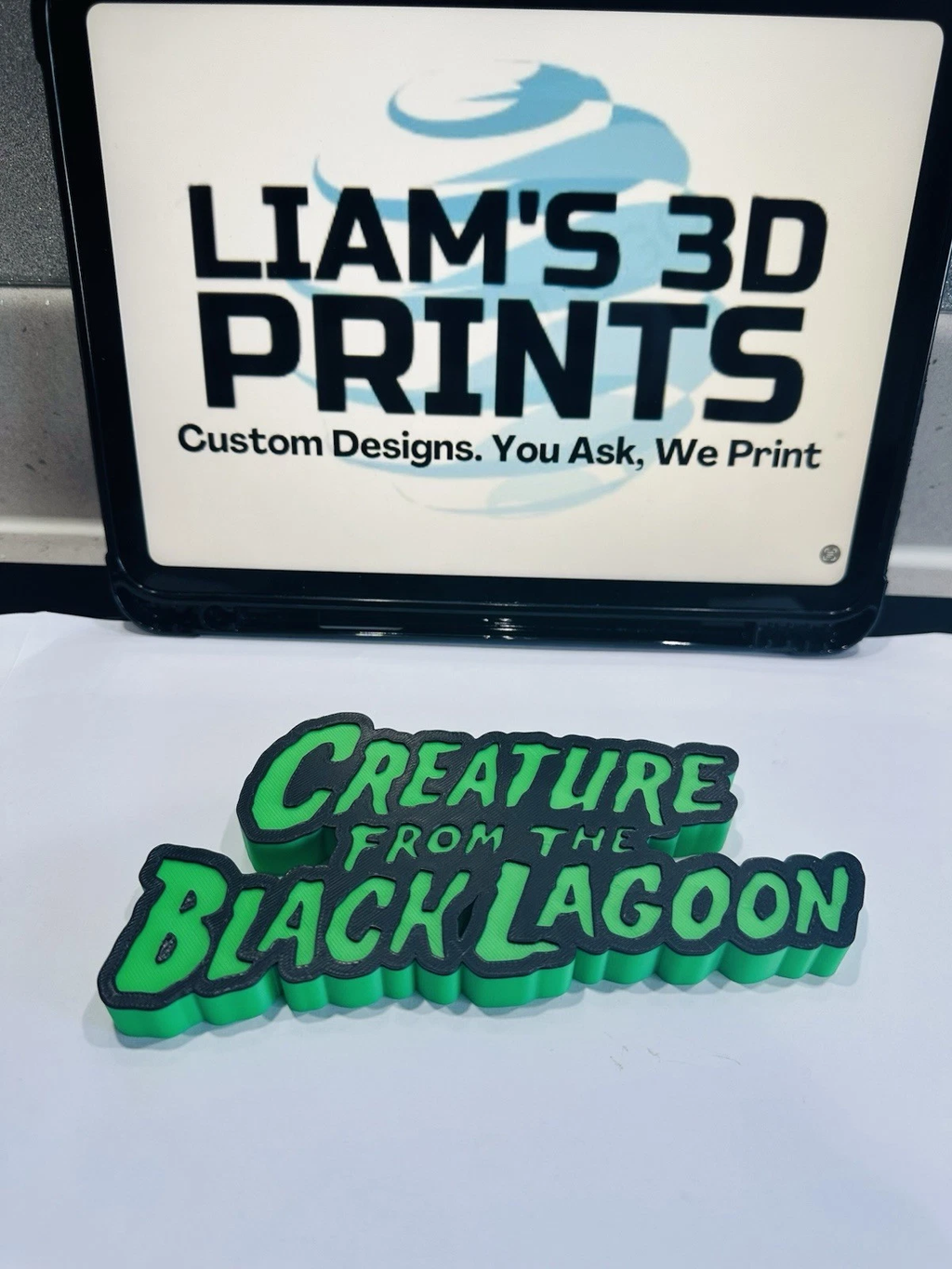Decorative Creature From The Black Lagoon Film TV logo Sign Display Pops