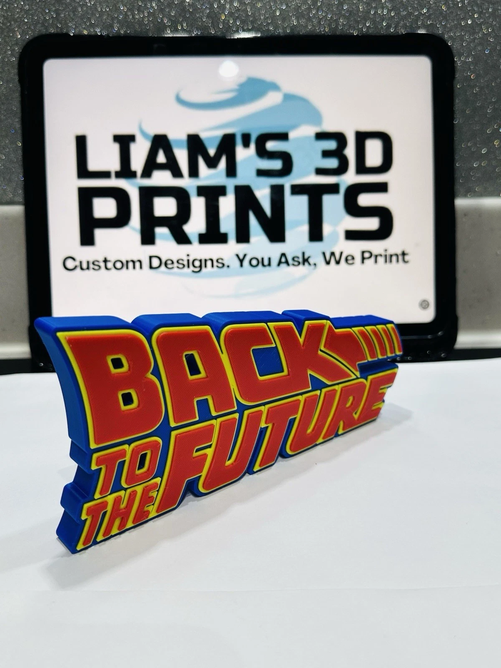 Decorative Back To The Future BTTF Logo Sign Display 3D Pops