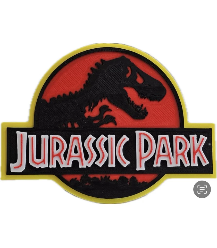 Decorative Jurassic Park World Film logo Sign Display Pop