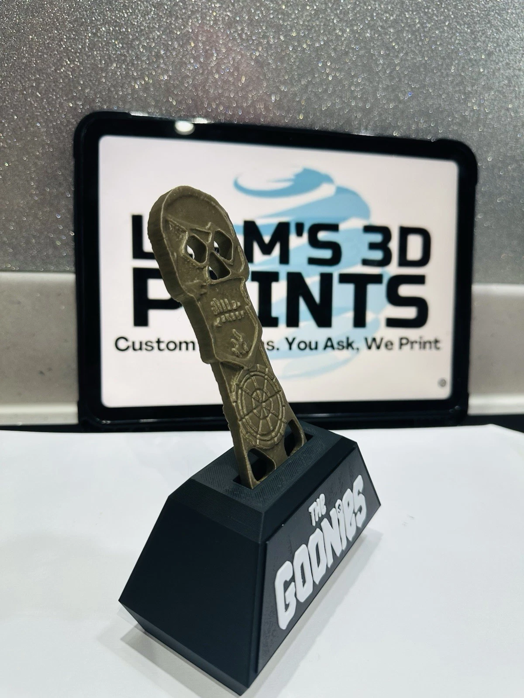 Decorative Goonies Skeleton Key With or Without Stand Film Logo Sign Display