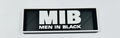 Decorative Men in Black MIB Film Logo Sign Display Cinema s17.5cm L22cm
