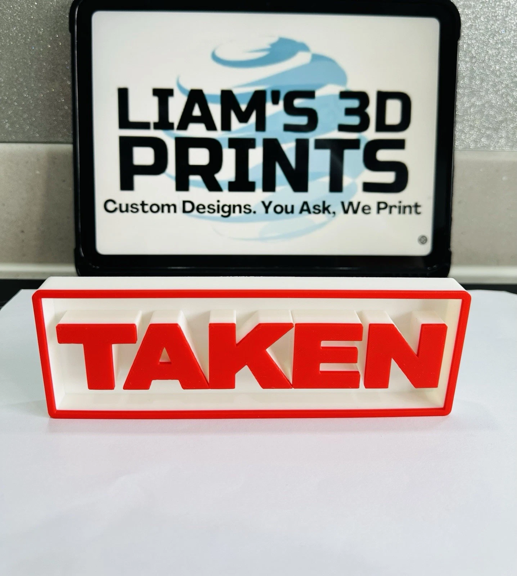 Decorative Taken Film Logo Sign Display Cinema s17.5cm L22cm