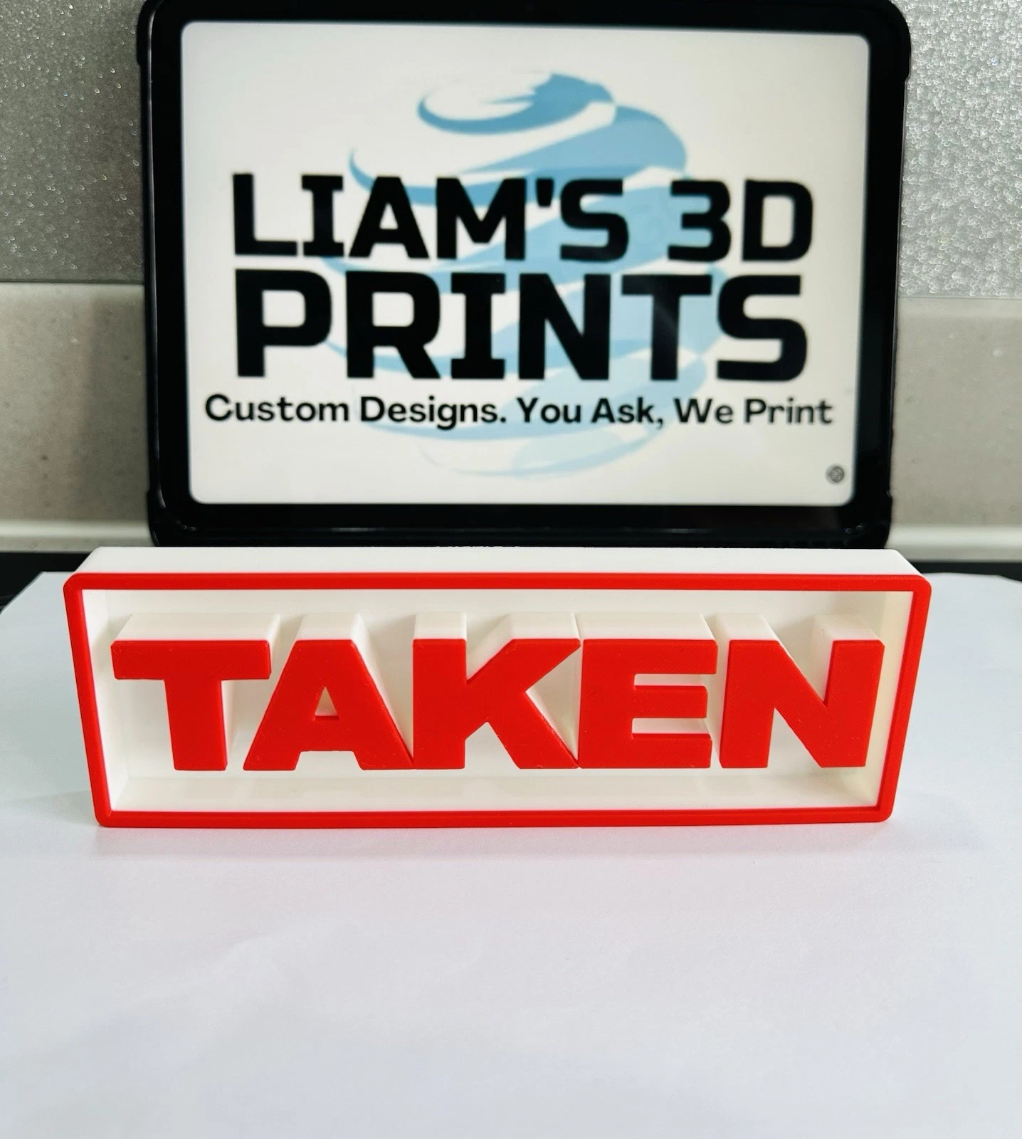 Decorative Taken Film Logo Sign Display Cinema s17.5cm L22cm
