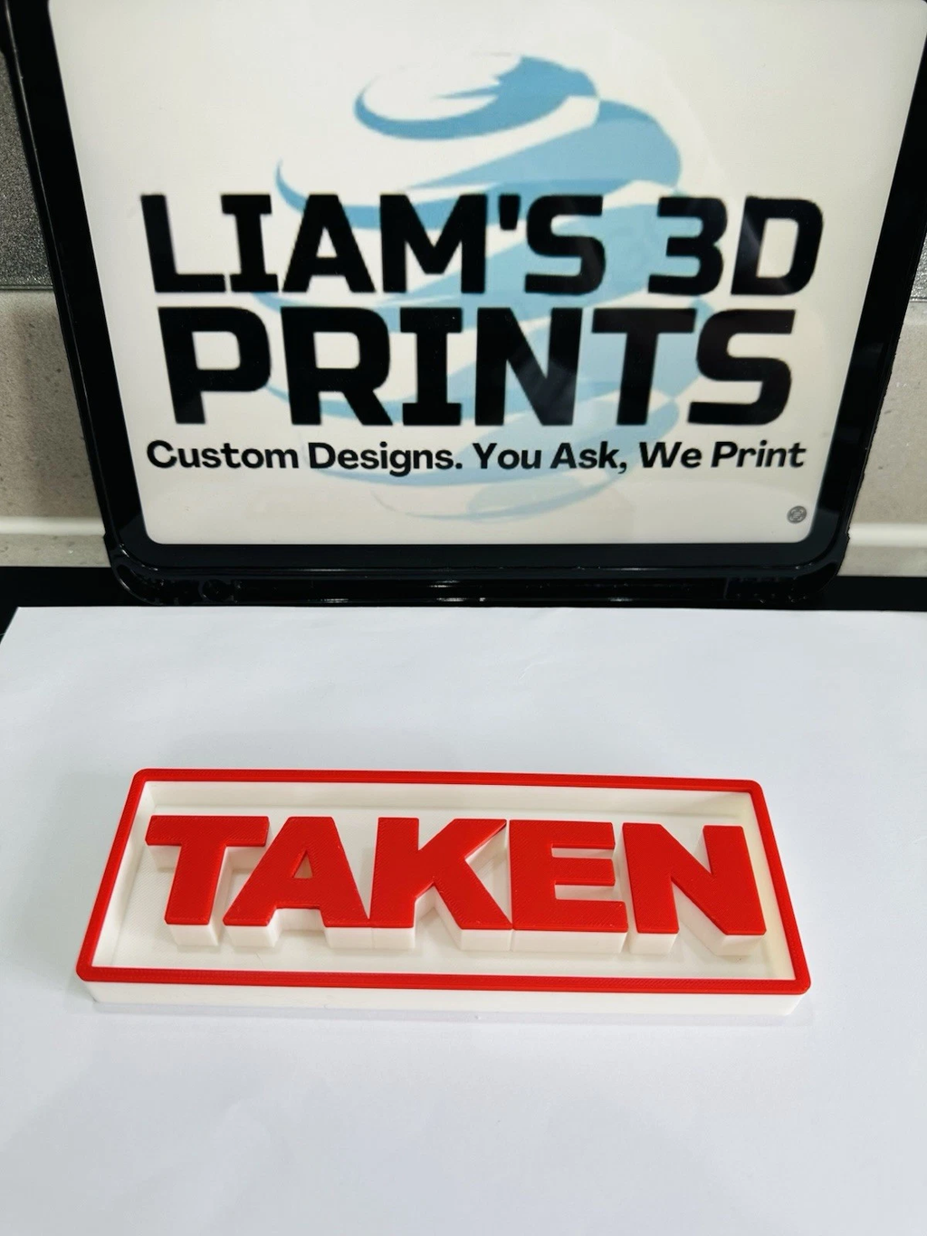 Decorative Taken Film Logo Sign Display Cinema s17.5cm L22cm