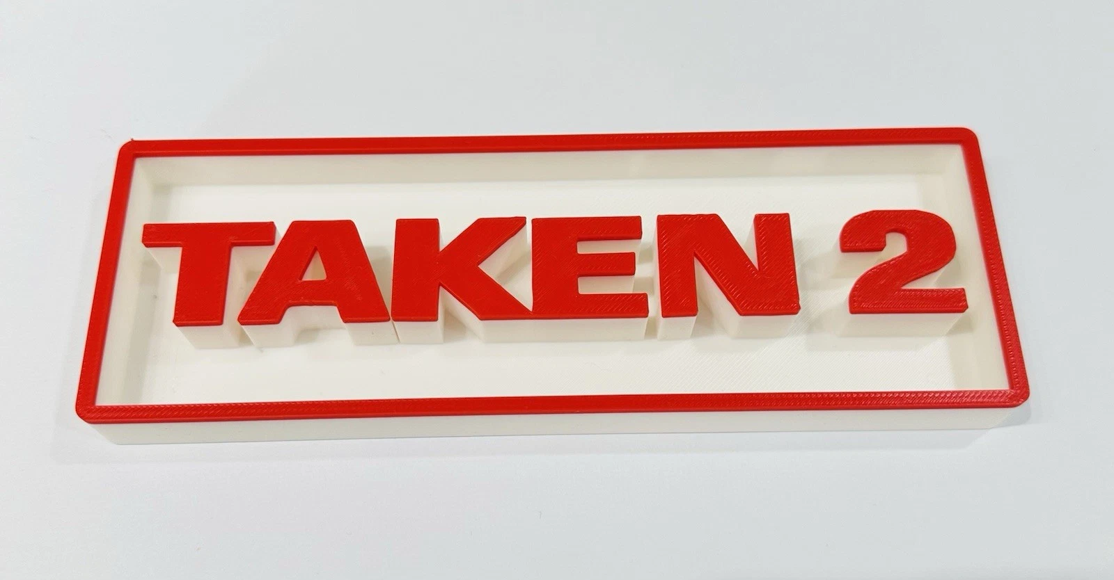 Decorative Taken 2 Film Logo Sign Display Cinema s17.5cm L22cm (Copy)
