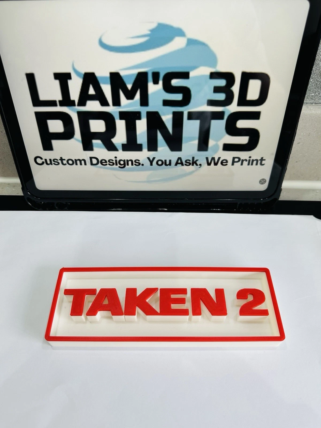 Decorative Taken 2 Film Logo Sign Display Cinema s17.5cm L22cm (Copy)
