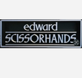 Decorative Edward Scissorhands Film Logo Sign Display Cinema s 17.5cm L 22cm