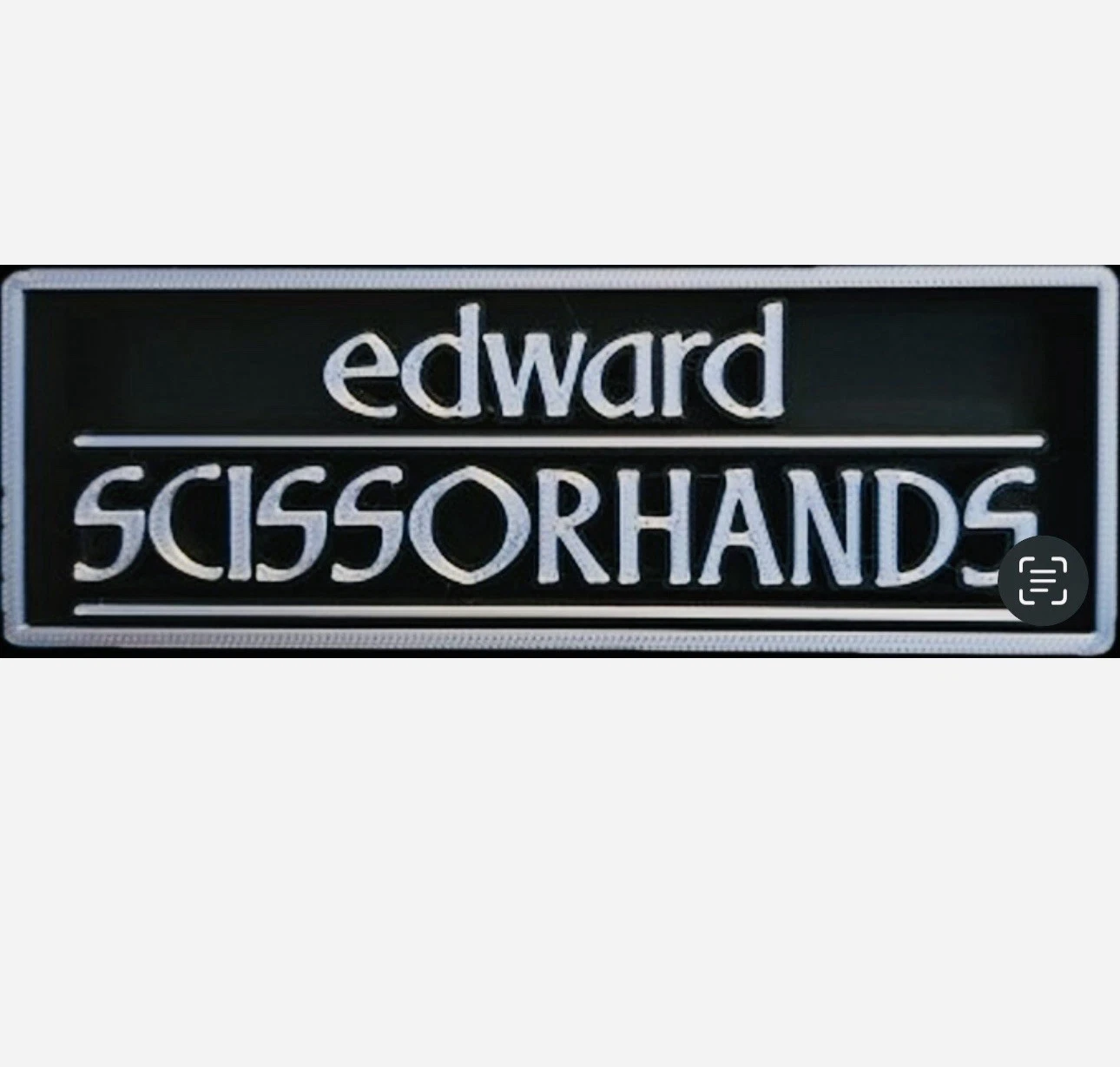 Decorative Edward Scissorhands Film Logo Sign Display Cinema s 17.5cm L 22cm