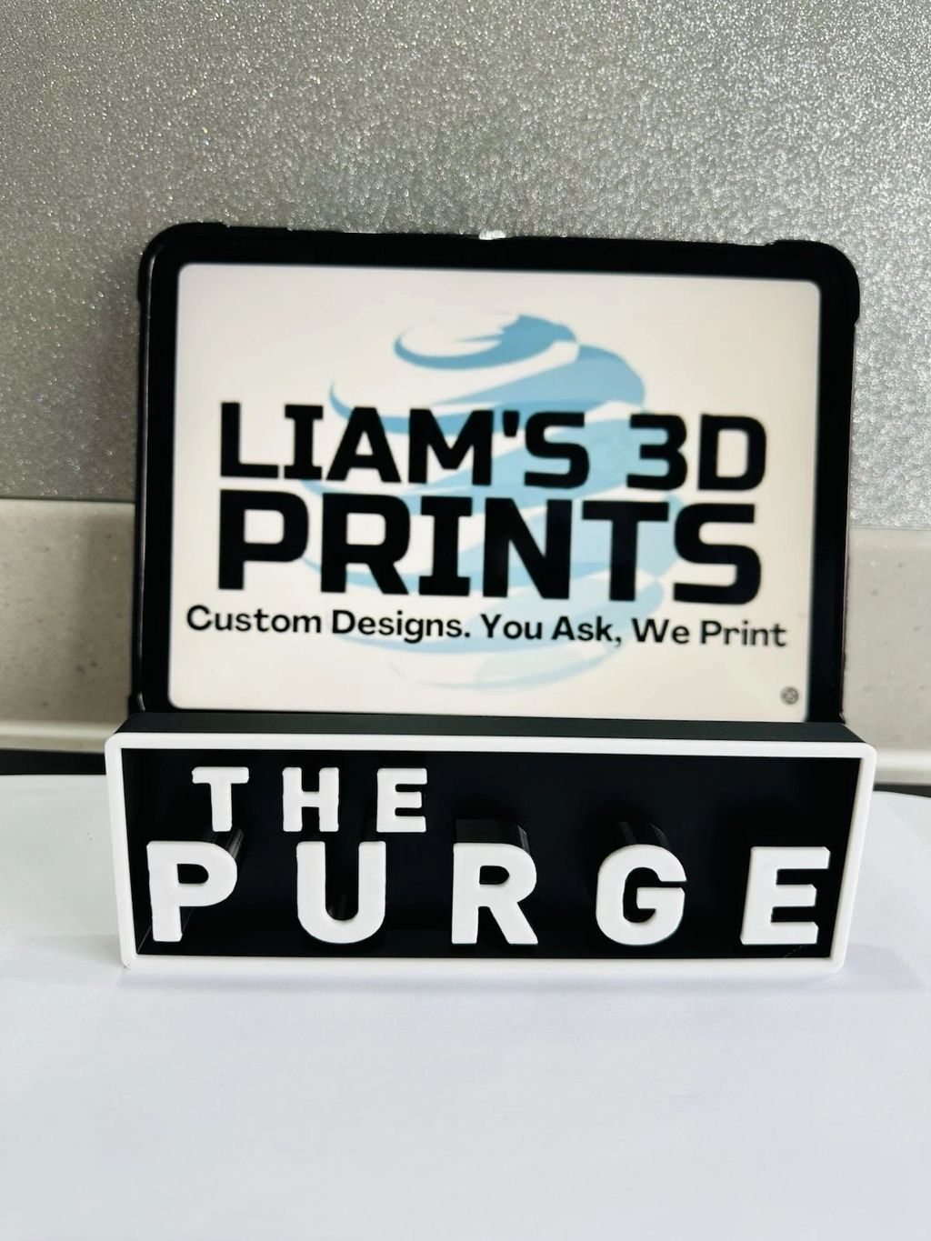 Decorative The Purge Film Logo Sign Display Cinema s17.5cm L22cm