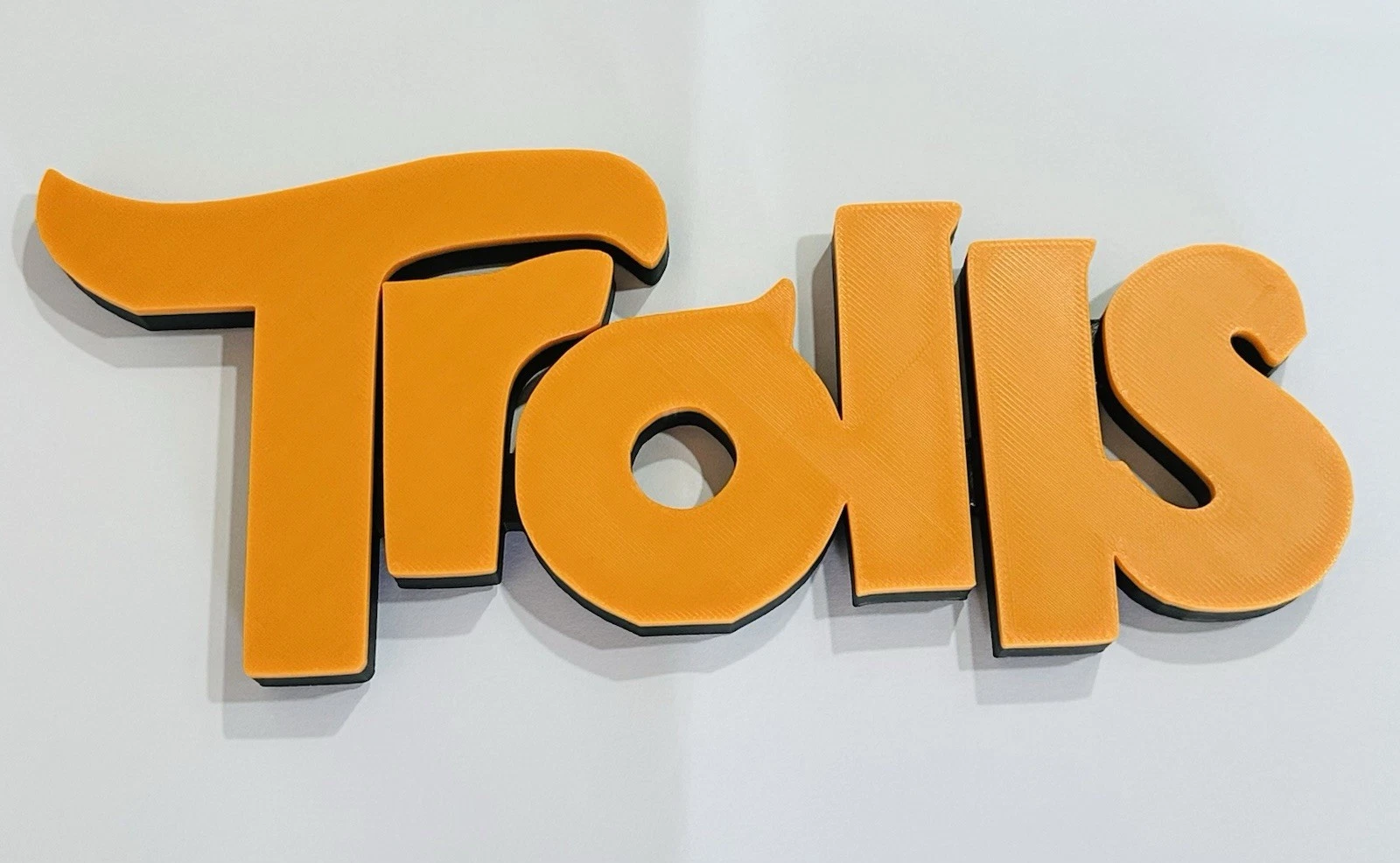 Decorative Trolls Dreamworks self standing sign logo display POP Disney