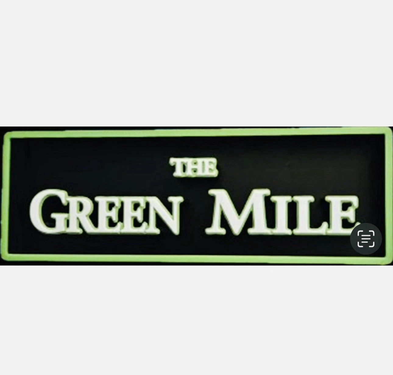 Decorative the green mile Film Logo Sign Display Cinema s 17.5cm L 22cm