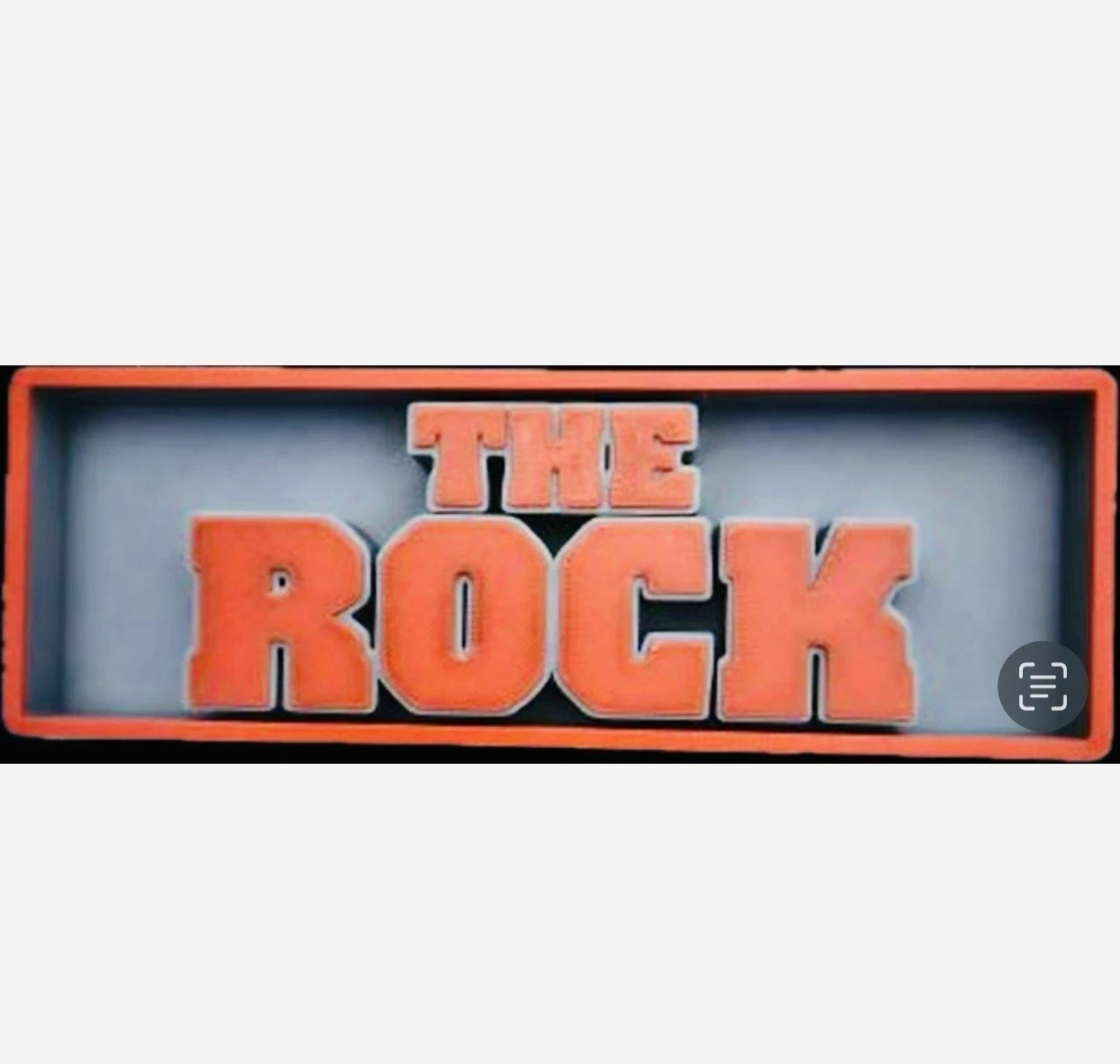 Decorative The Rock Film Logo Sign Display Cinema s 17.5cm L 22cm