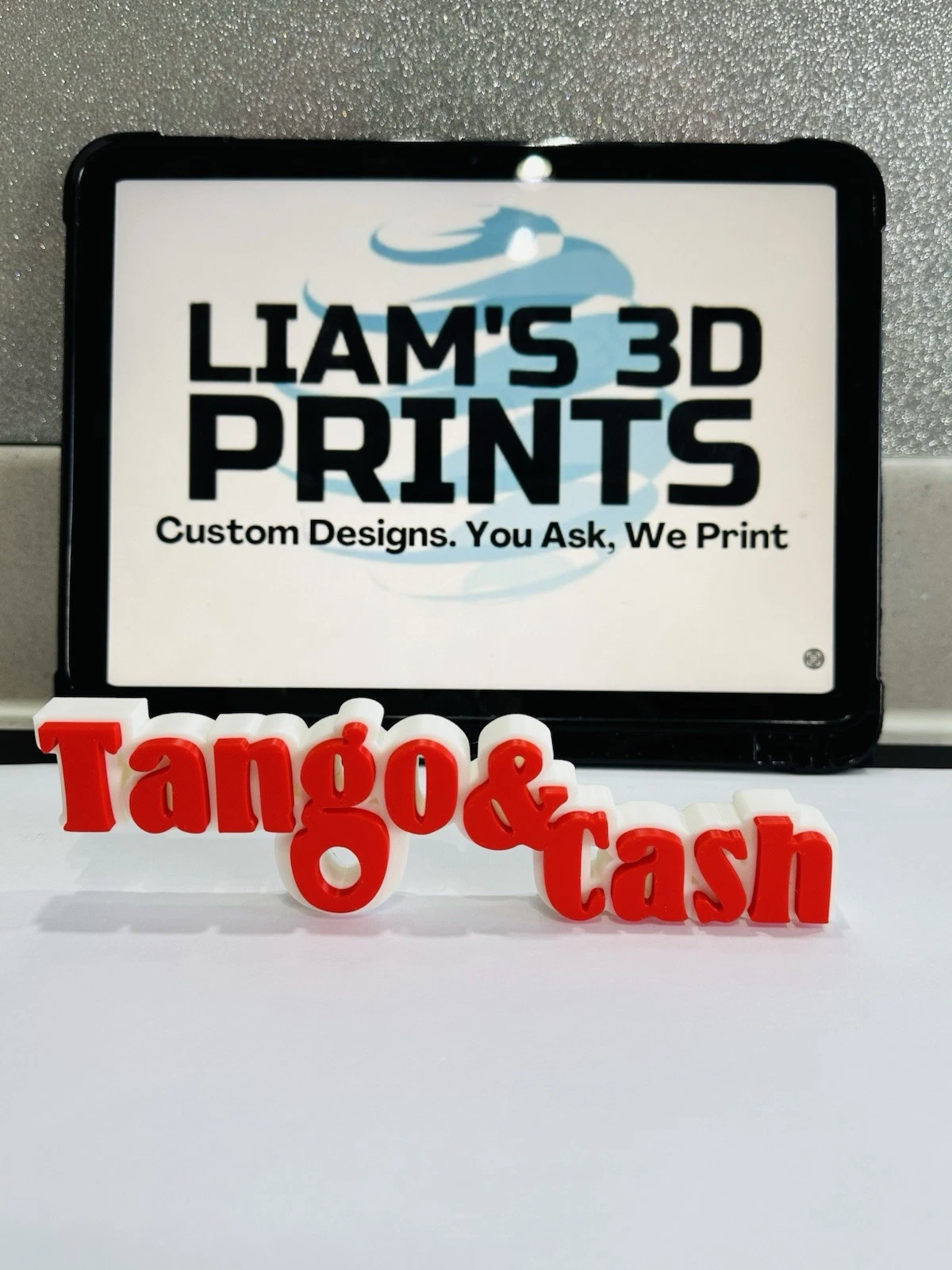 Decorative Tango & Cash Film TV logo Sign Display Pops