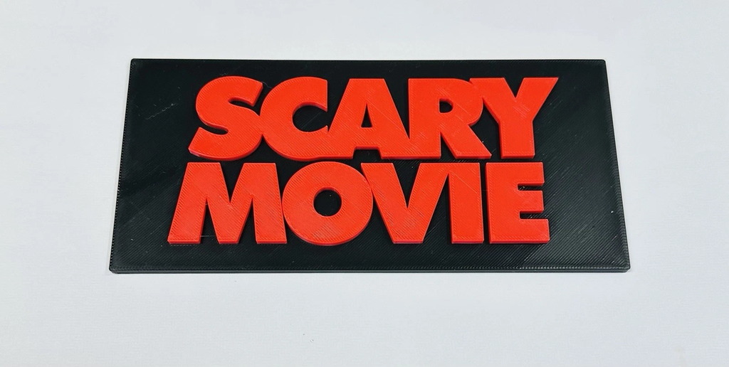 Decorative Scary Movie Film TV logo Sign Display Pops