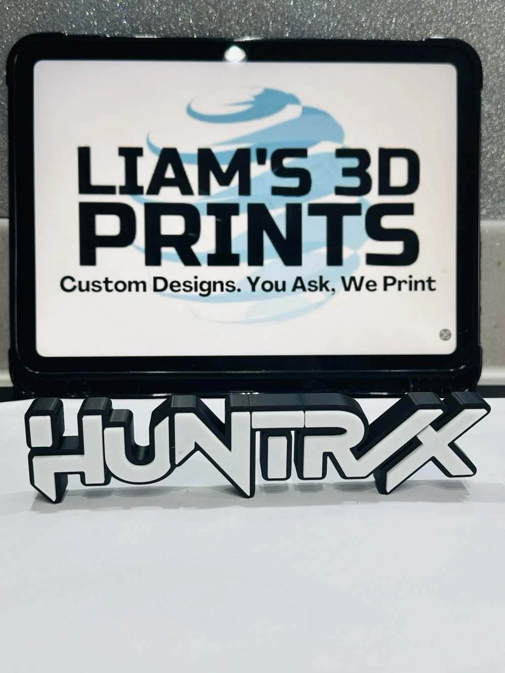Decorative Kpop Demon Hunters Huntrix Film TV Self Standing logo Sign Display