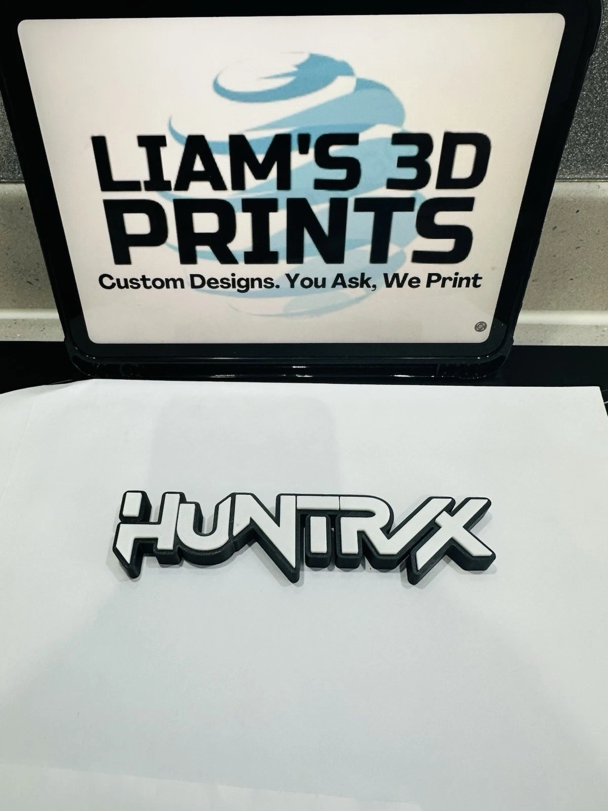 Decorative Kpop Demon Hunters Huntrix Film TV Self Standing logo Sign Display