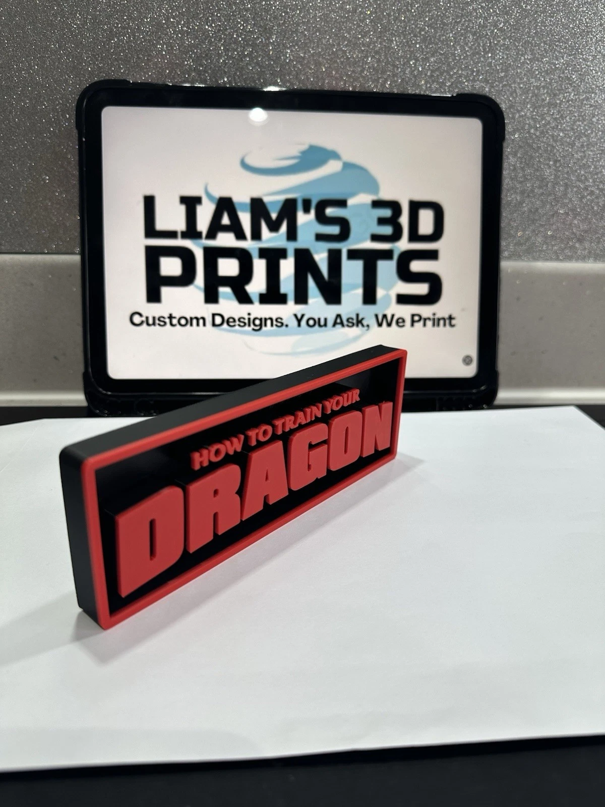 Decorative How To Train Your Dragon Film Logo Display Cinema s 17.5cm L 22cm