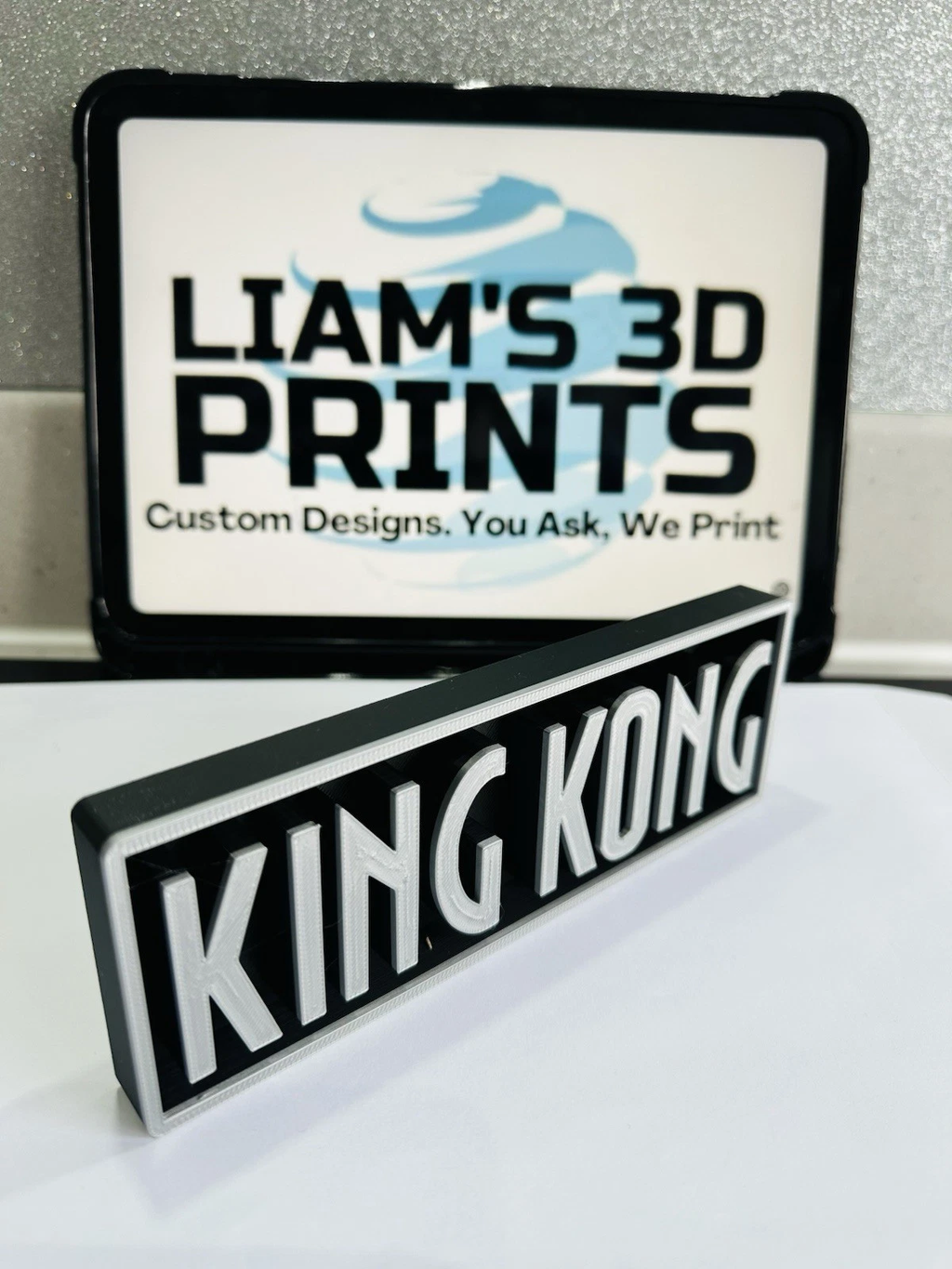 Decorative King Kong Film Logo Sign Display Cinema small 17.5cm Large 22cm