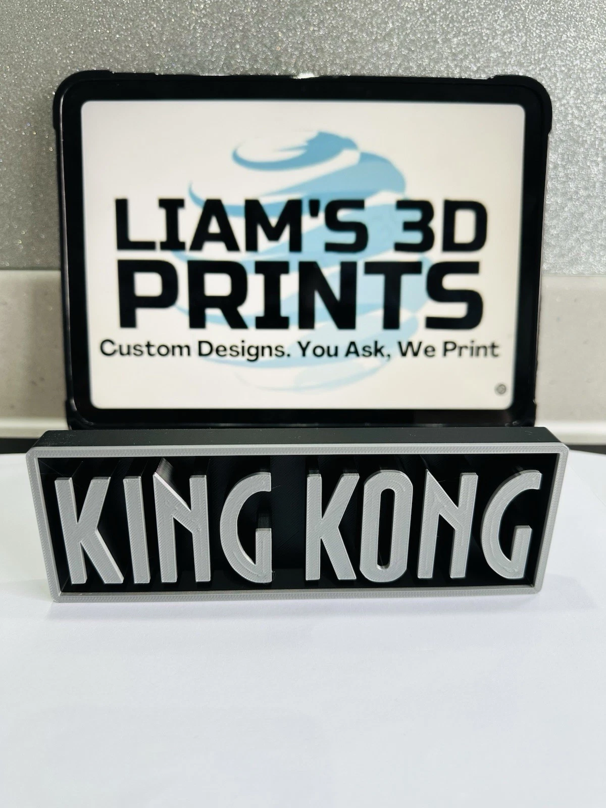 Decorative King Kong Film Logo Sign Display Cinema small 17.5cm Large 22cm