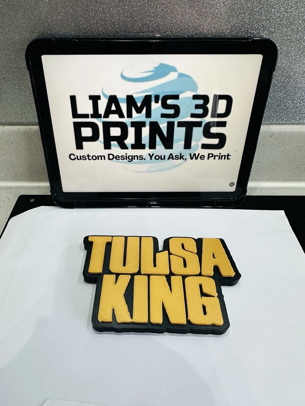 Decorative Tulsa King Film TV logo Sign Display Pops