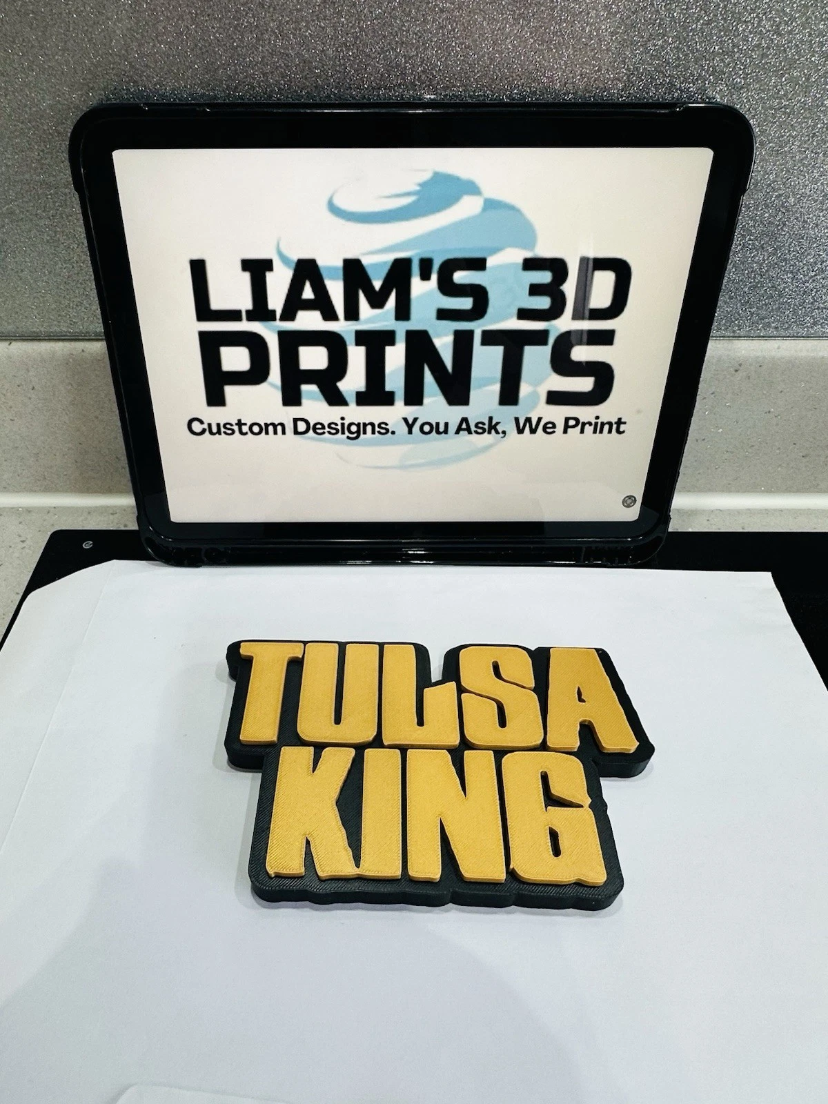 Decorative Tulsa King Film TV logo Sign Display Pops