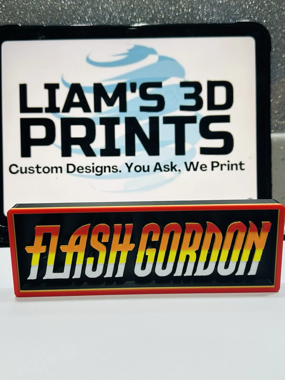 Decorative Flash Gordon Retro TV Film Logo Sign Display Cinema s17.5cm L22cm