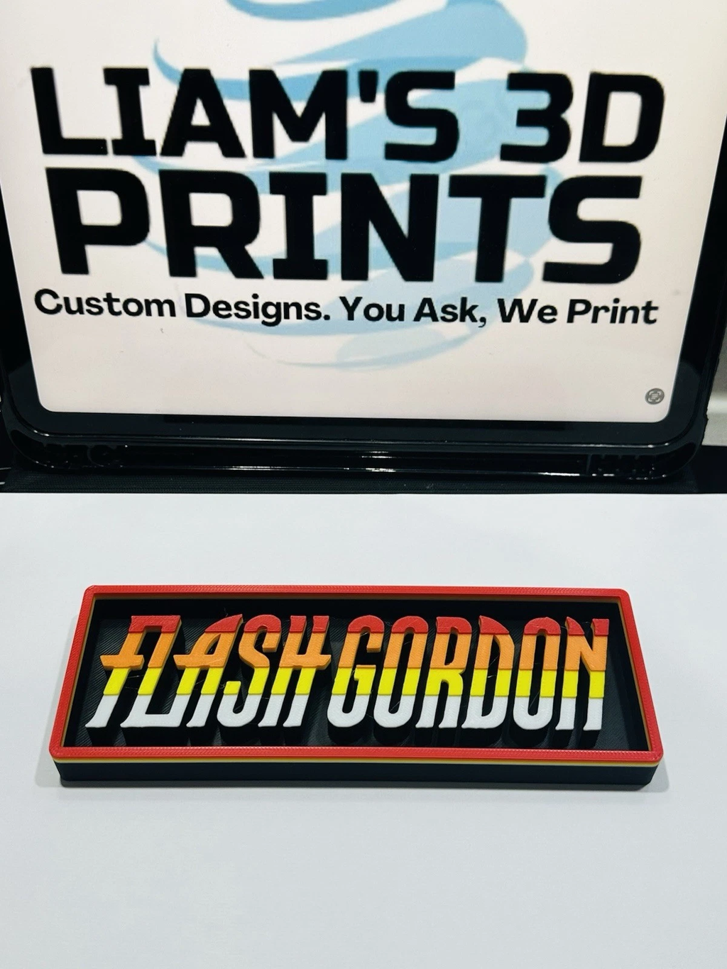 Decorative Flash Gordon Retro TV Film Logo Sign Display Cinema s17.5cm L22cm