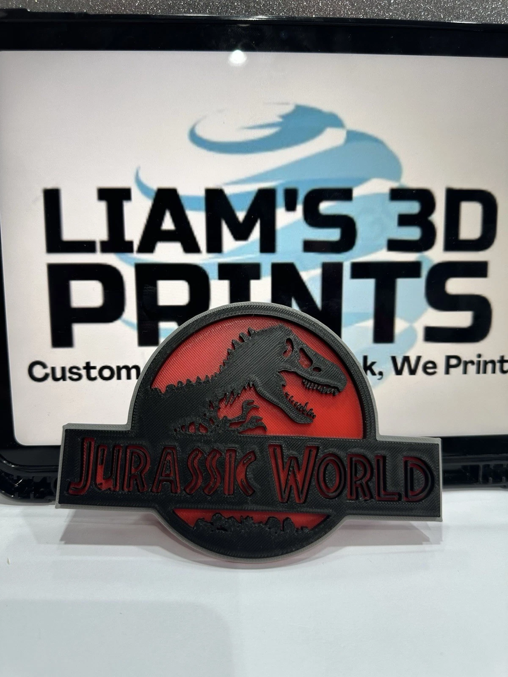 Decorative Jurassic World Film logo Sign Display Pop