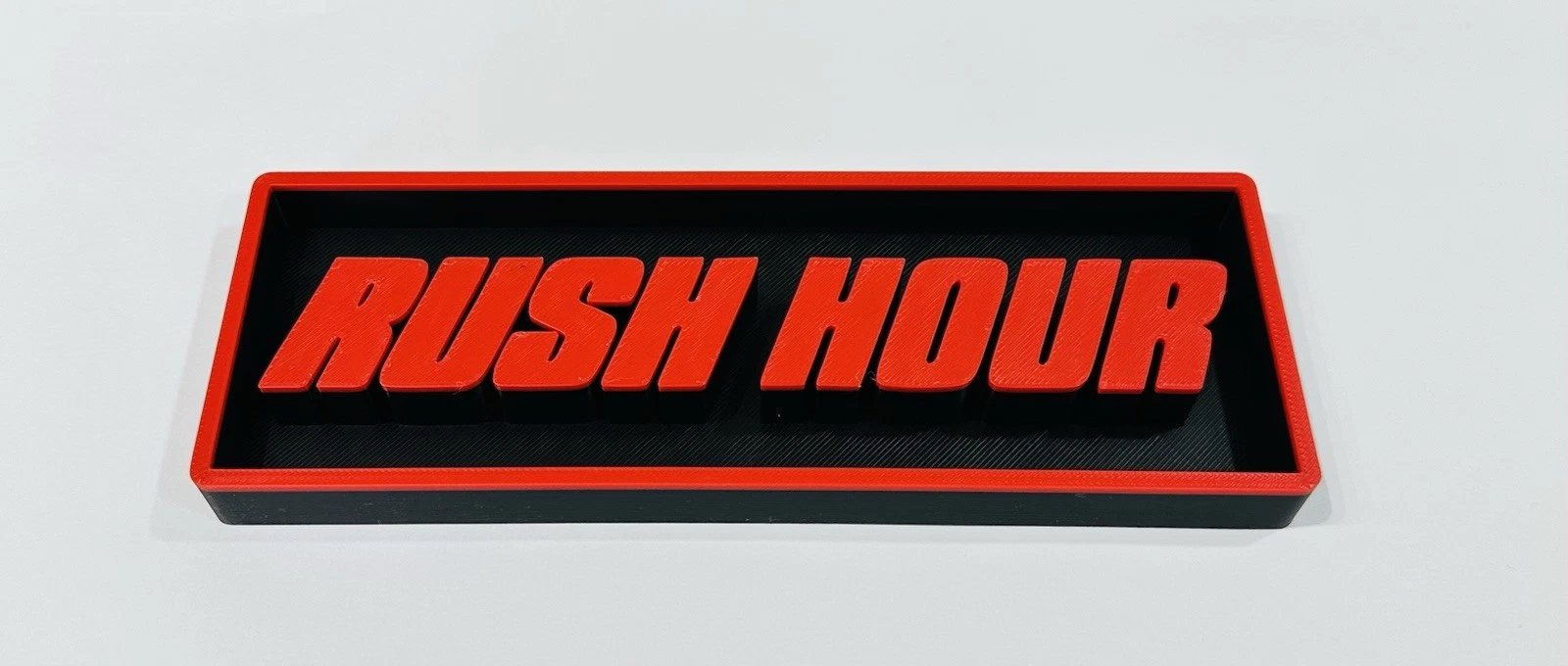 Decorative Rush Hour Film Logo Sign Display Cinema s17.5cm L22cm