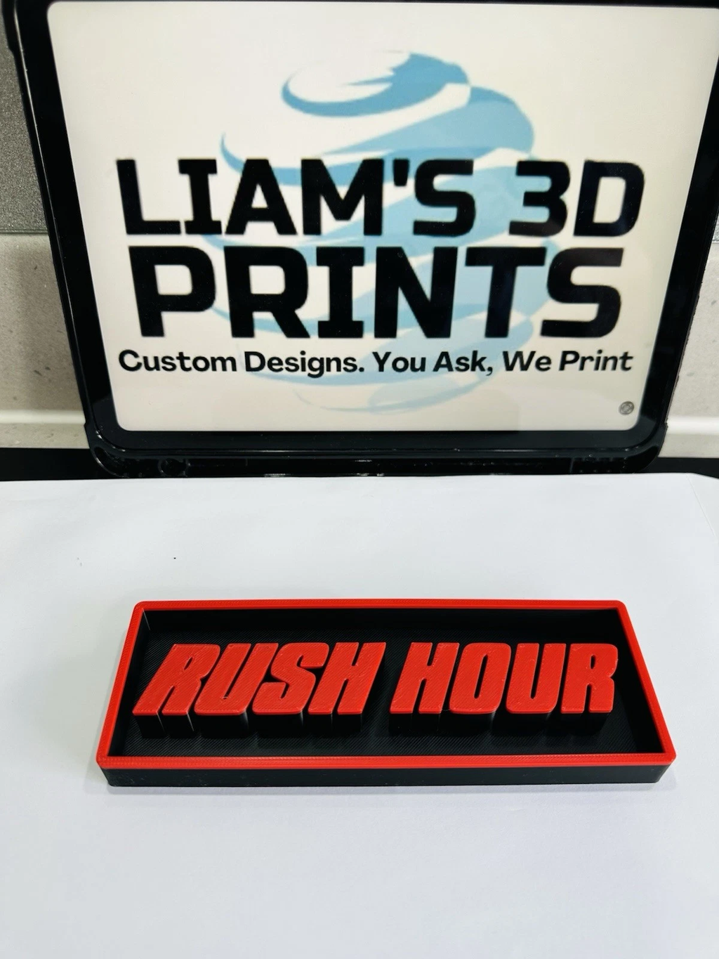 Decorative Rush Hour Film Logo Sign Display Cinema s17.5cm L22cm
