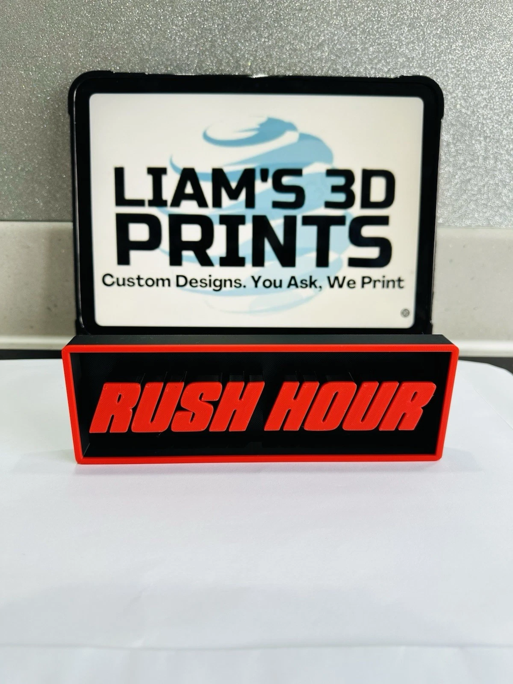 Decorative Rush Hour Film Logo Sign Display Cinema s17.5cm L22cm