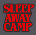 Decorative Sleep Away Camp Film Self Standing logo display pops Room Horror