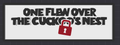 Decorative One Flew Over The Cuckoo's Nest Film Logo Sign Cinema s17.5cm L22cm