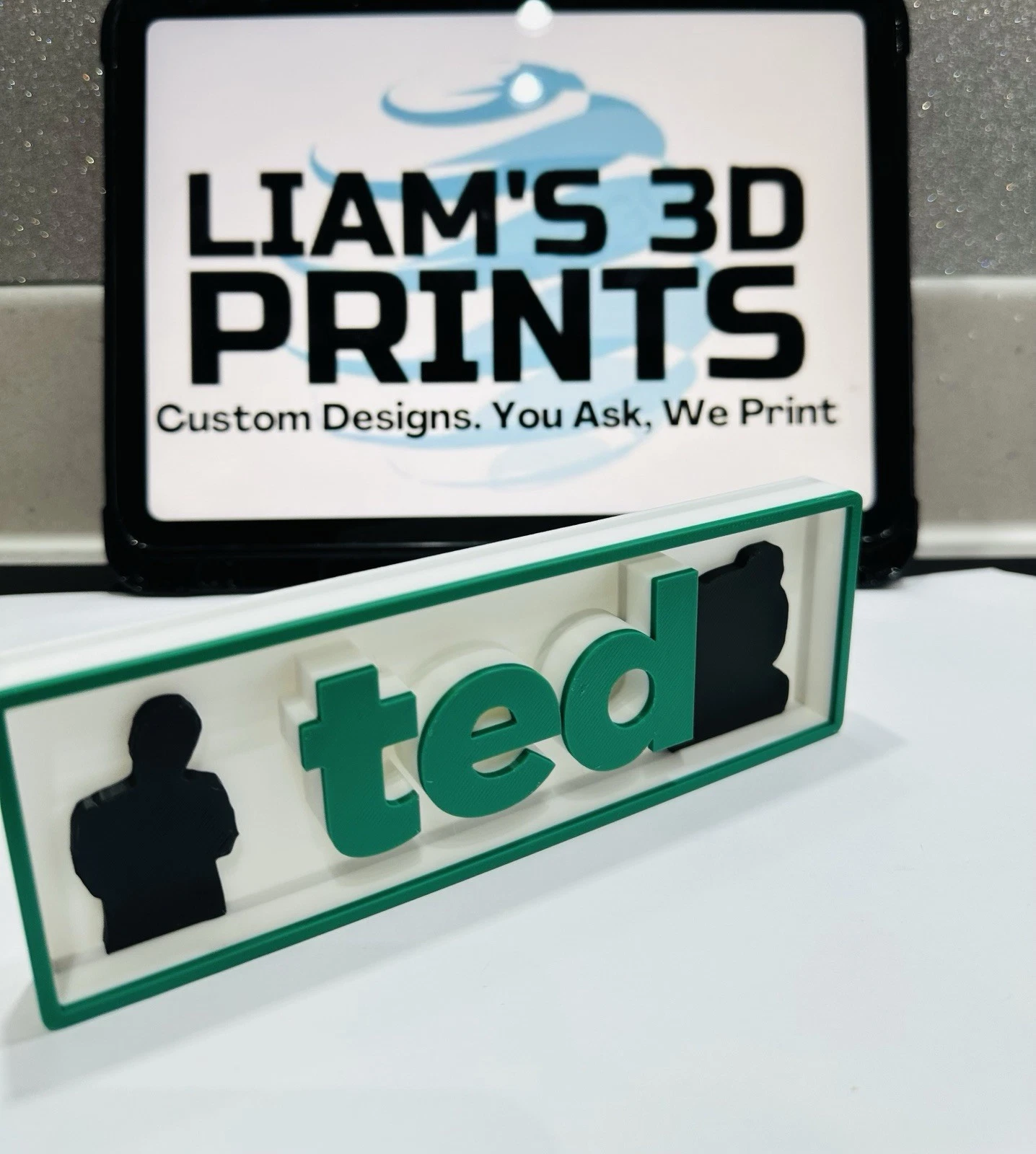 Decorative Ted Film Logo Sign Display Cinema small 17.5cm Large 22cm