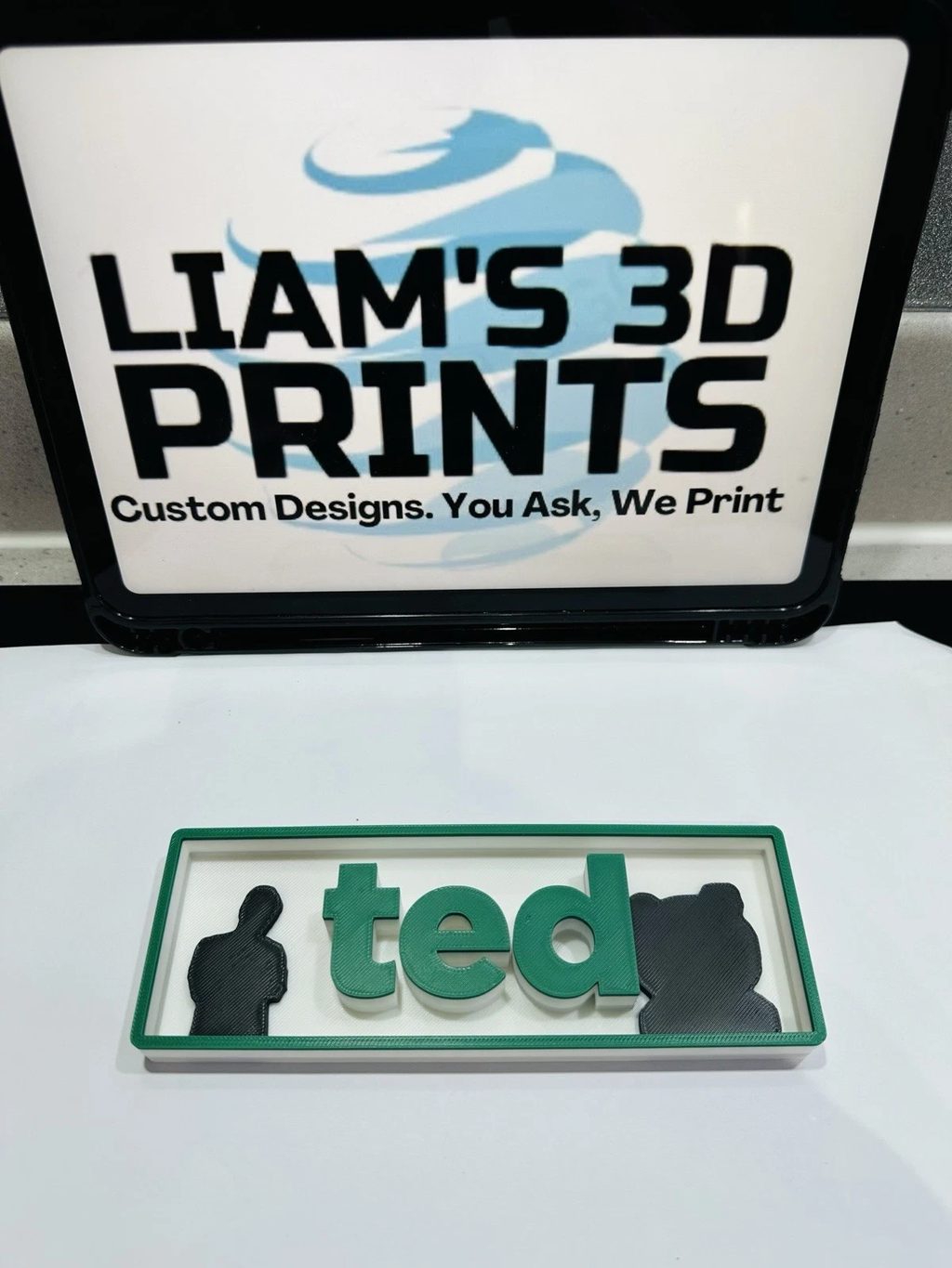 Decorative Ted Film Logo Sign Display Cinema small 17.5cm Large 22cm