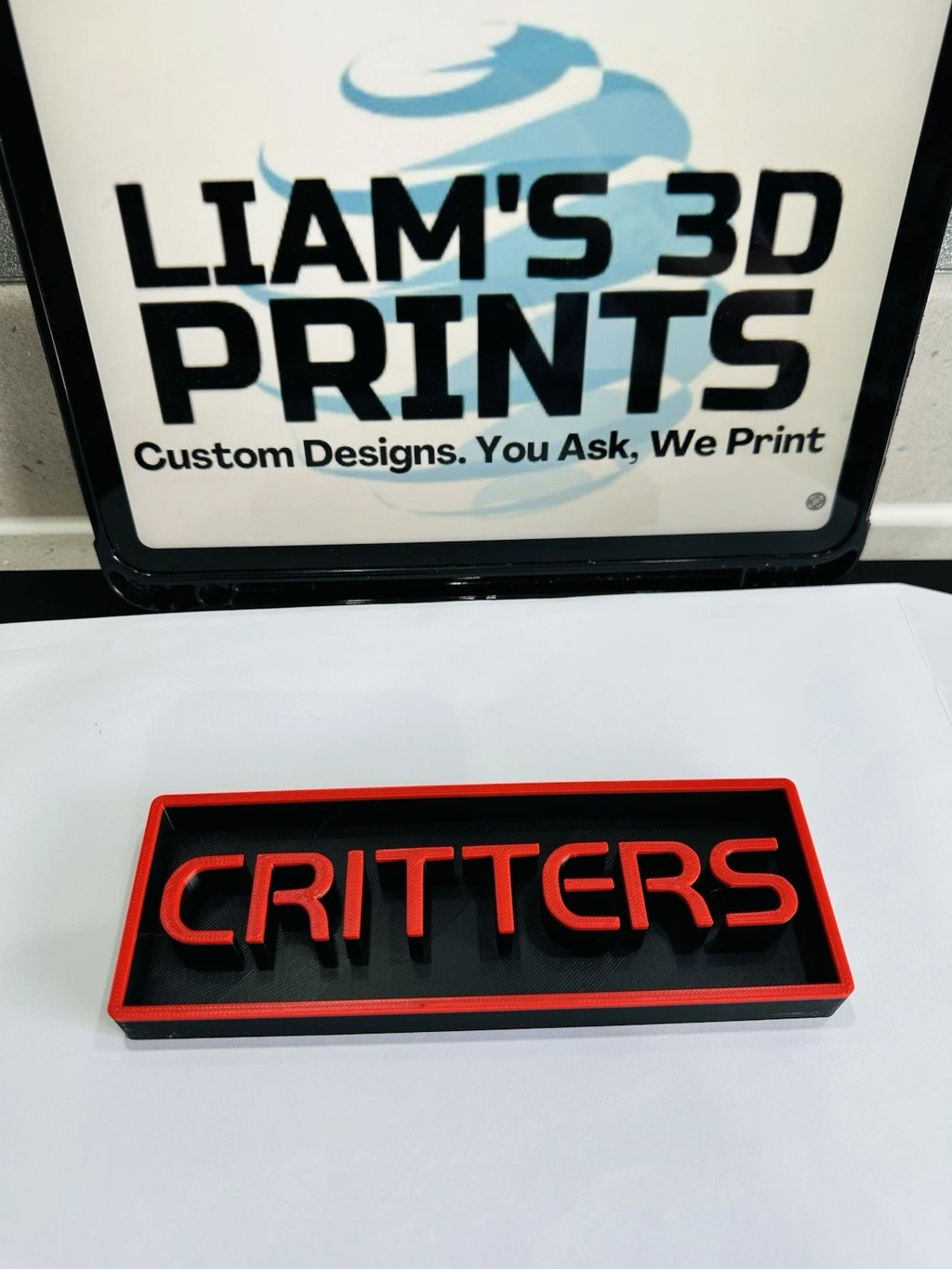 Decorative Critters 1 2 3,Film Logo Sign Display Cinema s17.5cm L22cm