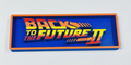 Decorative Back To The Future Part 2 BTTF Film Logo Sign Display Cinema 22cm