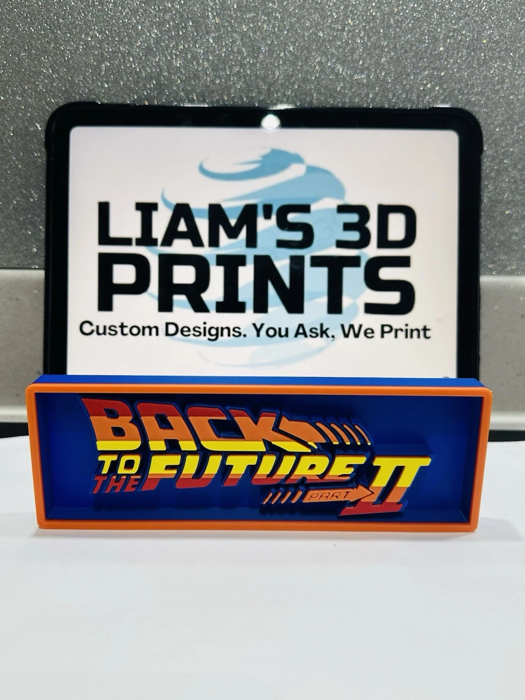 Decorative Back To The Future Part 2 BTTF Film Logo Sign Display Cinema 22cm