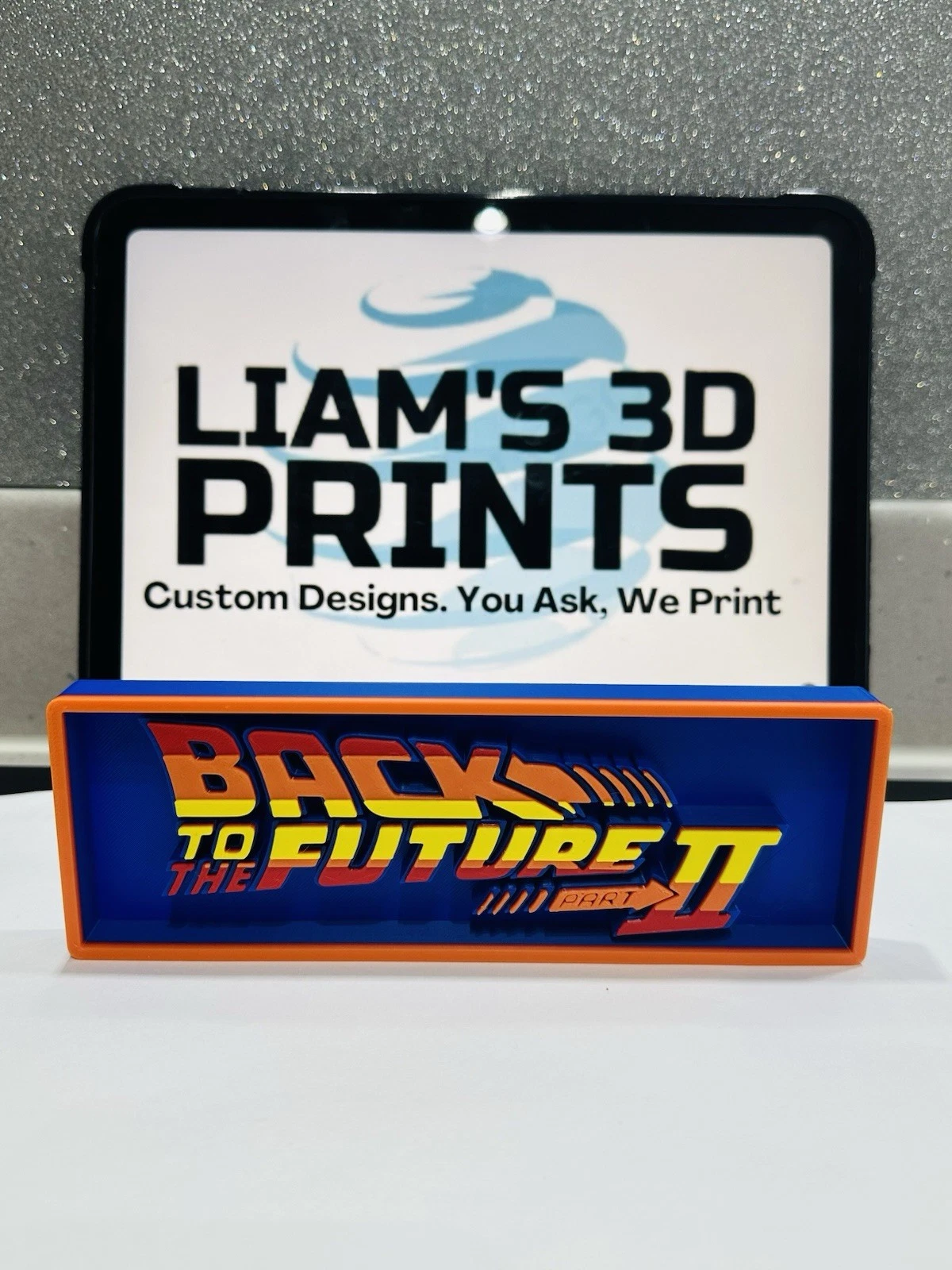 Decorative Back To The Future Part 2 BTTF Film Logo Sign Display Cinema 22cm