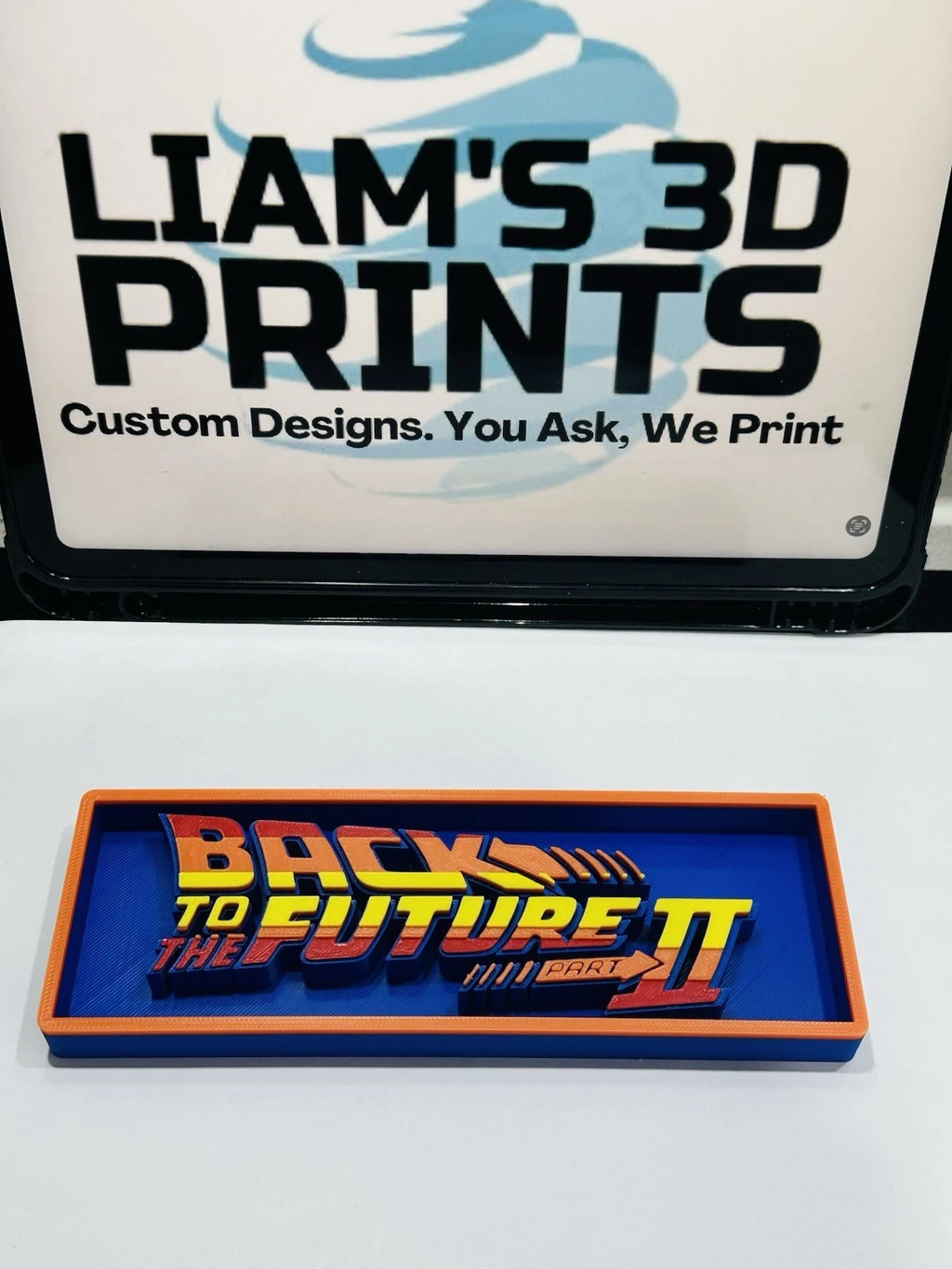 Decorative Back To The Future Part 2 BTTF Film Logo Sign Display Cinema 22cm