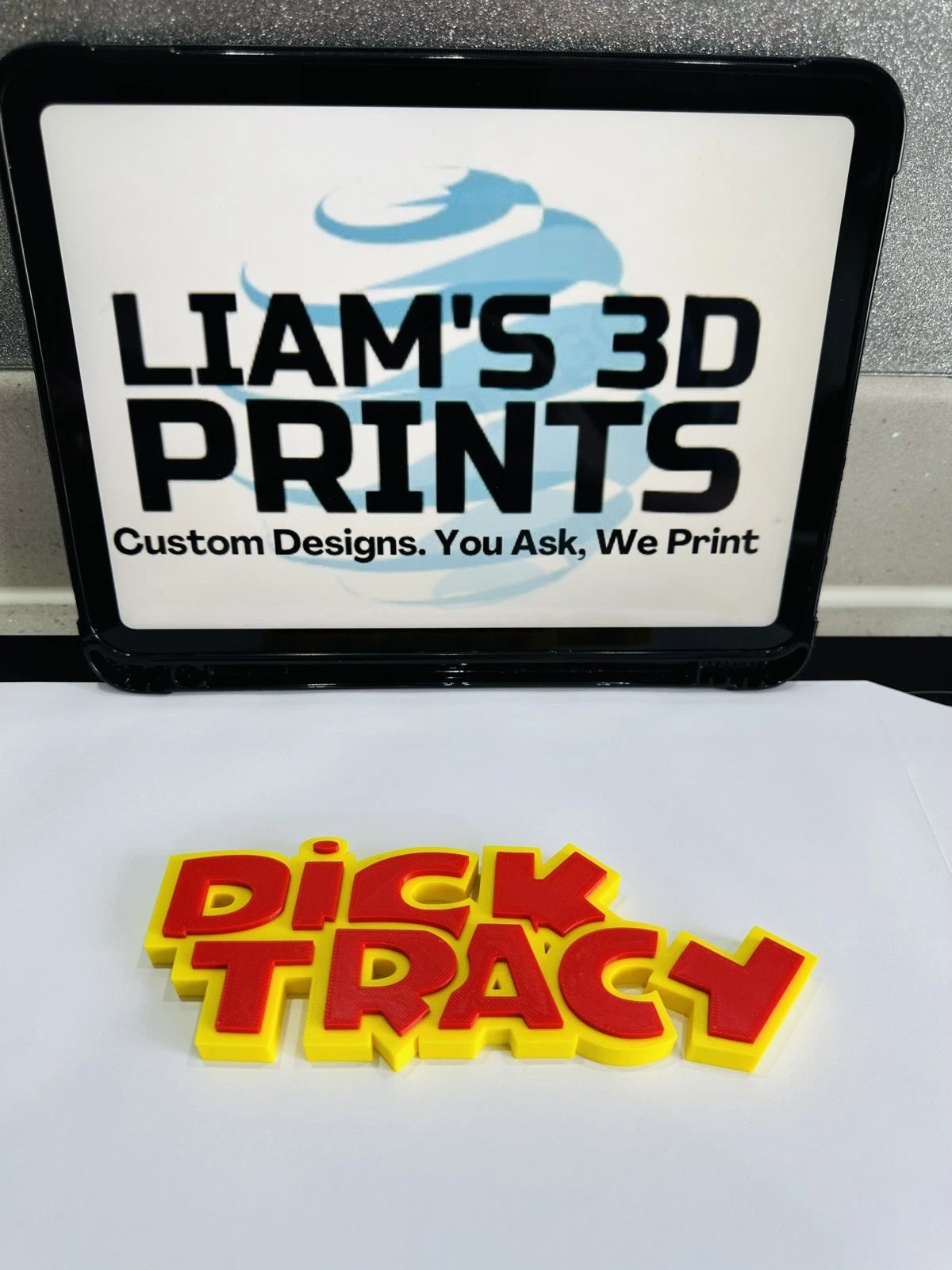 Decorative Dick Tracy Film TV logo Sign Display Pops