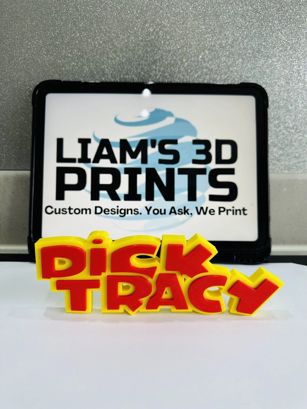 Decorative Dick Tracy Film TV logo Sign Display Pops