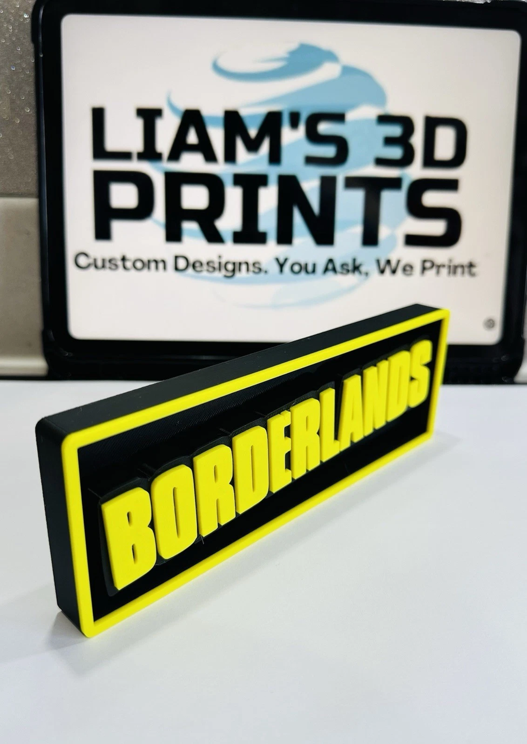 Decorative Borderlands logo Sign Display Cinema small 17.5cm Large 22cm